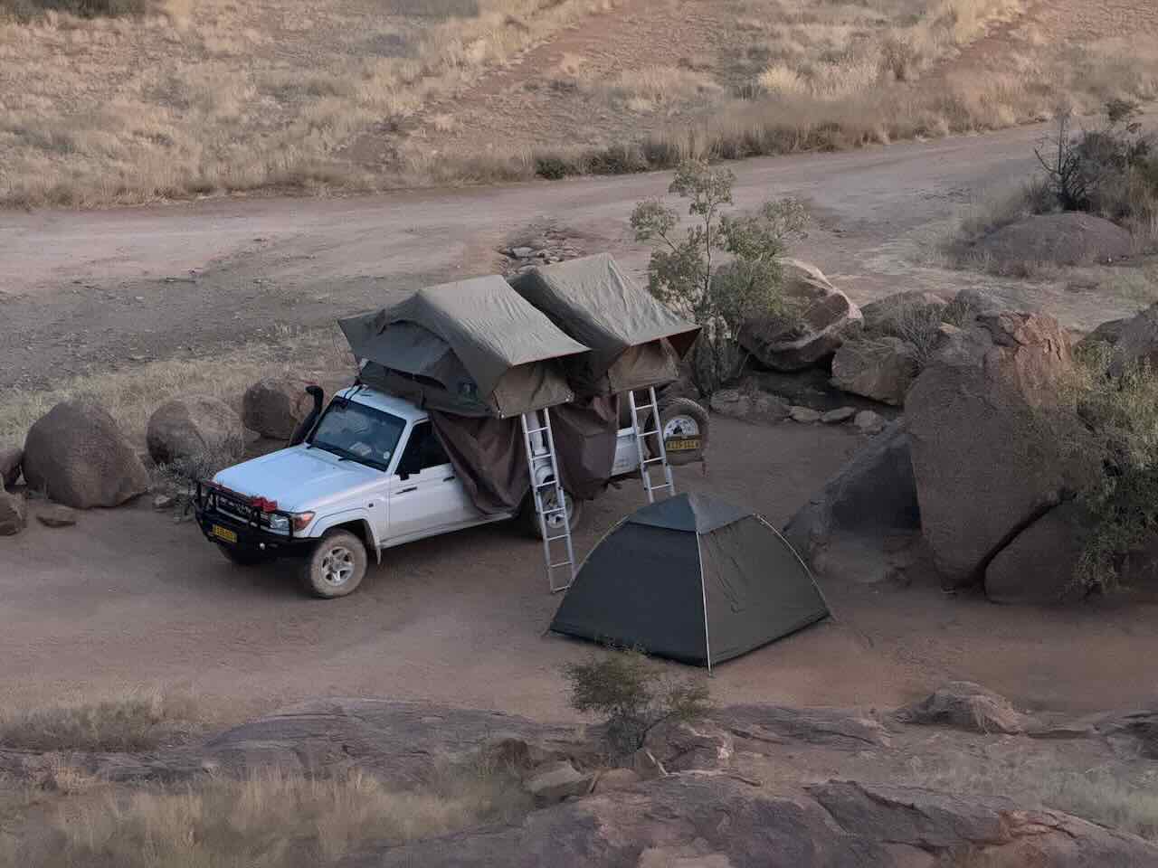 Campsite at Namibgrens