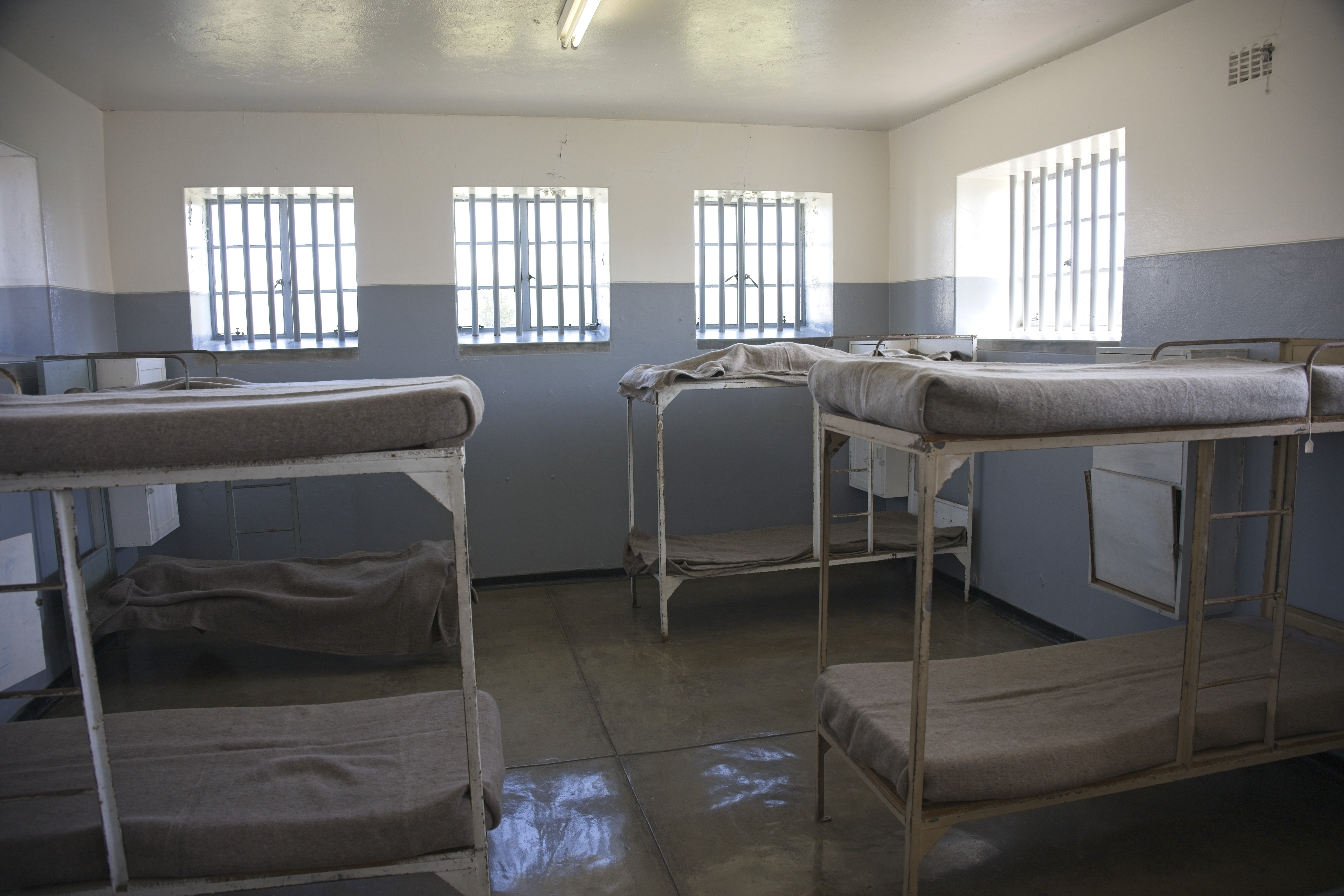 A shared dormitory in the prison